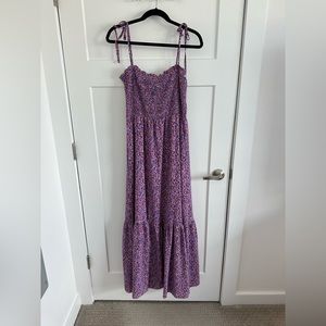 NWT Buddy Love Kendra Ditzy Purple Maxi Large